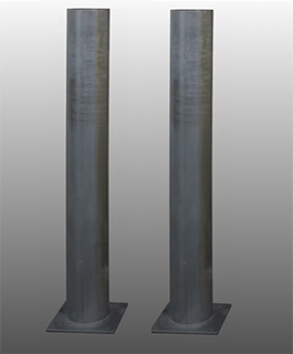 Steel bollards